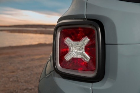 Photo from Jeep Blog. Tail light represents the old fuel cans.