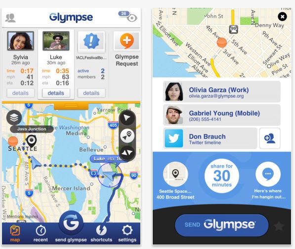 Glympse for iOS